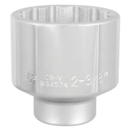 PERFORMANCE TOOL 3/4 In Dr. 12 Pt Socket 2-3/8 In Socket 12Pt 2-3, W34574 W34574